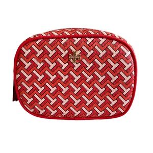 AUTHENTIC TORY BURCH T Zag Cosmetic Pouch